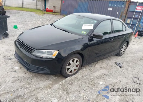 2012 Volkswagen Jetta 2.0L S z USA, uszkodzony, nr VIN 3VW2K7AJ0CM404725